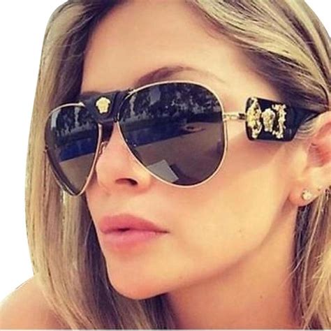 aviator versace sunglasses|Versace aviator sunglasses women.